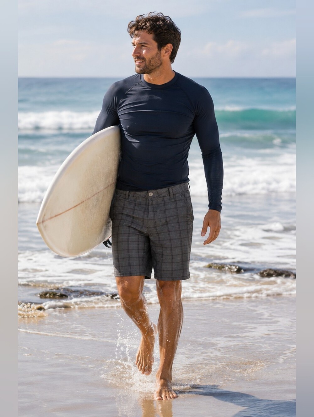 Kanu Surf Highline Stretch Hybrid Board Short Swim Beach Summer Casual Men's 38